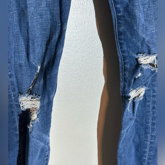 Abercrombie & Fitch Simone High Rise Super Skinny Jeans Distressed‎ - 00 size 24 - Picture 2 of 4